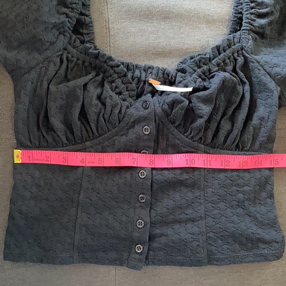 Free People Ladybug Black Lace Top - Picture 8 of 8